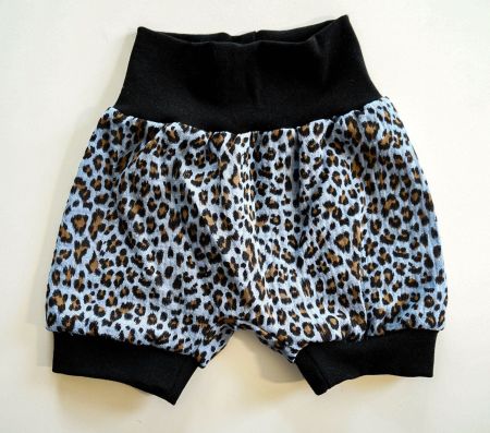 Kurze Pumphose aus Musselin - Leopardenmuster Gr.80/86 NEU