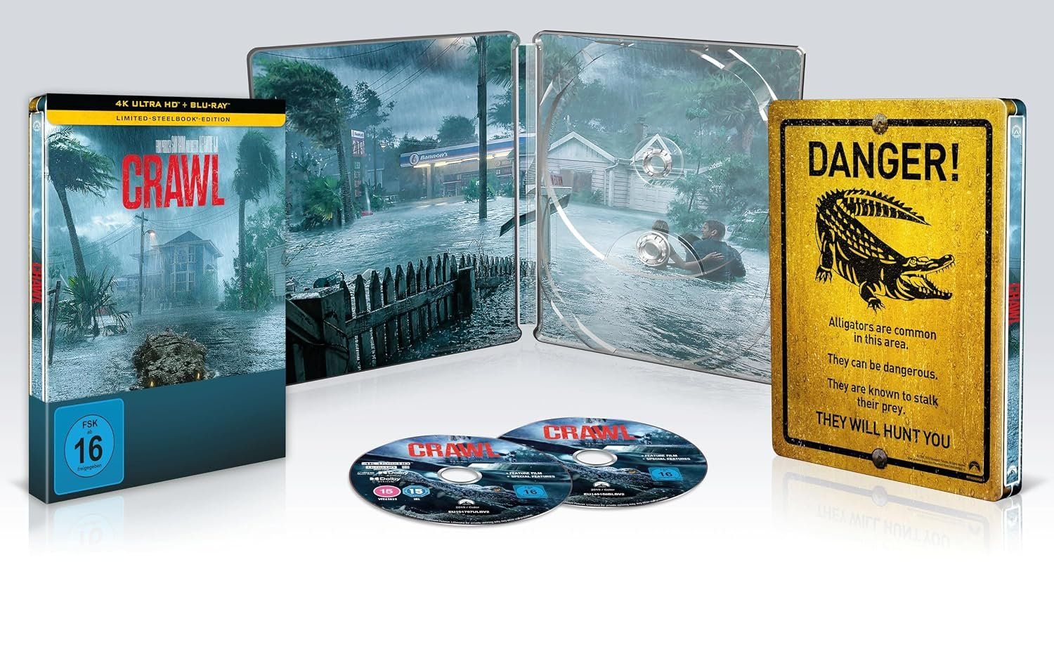 Tutti i DVDs: Blu - ray Crawl  4K - Blu - ray  Steelbook – Nuovo e nell'imballaggio originale da Dübendorf venduto da 13geister 1