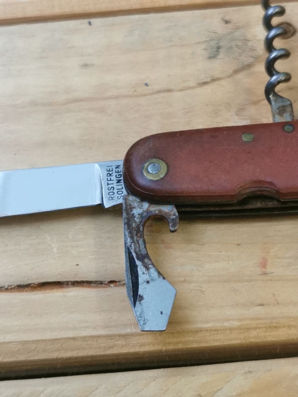 Schweizer Armee Coltelli tascabile: Schweizer Offiziersmesser Sackmesser  – Usato da Neuenkirch venduto da bf-109 2