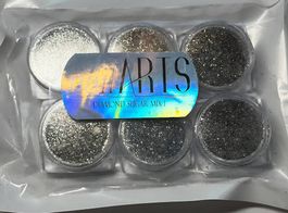 NailArts Glitzer, 6 Stk, Neu!