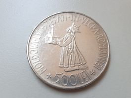 🇷🇴 500 Lei 1941 KM#60 Silber .835 XF+/AU