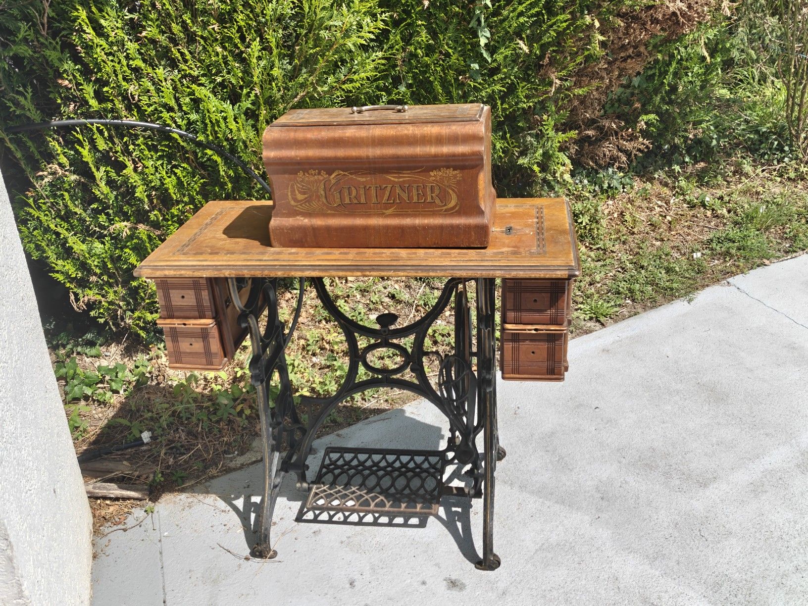 Nähmaschinen: Machine à coudre vintage Gritzner  – Defekt aus Grand-Lancy von E.moix 6