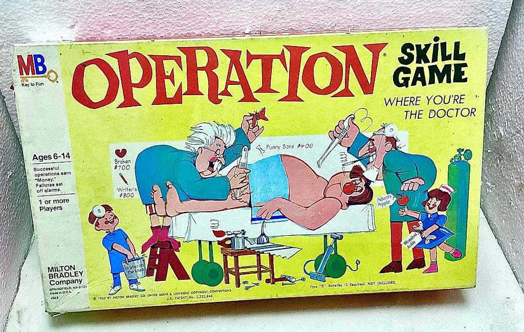 Giochi: OPERATION SKILL GAME 1965 MB SPIEL GETESTET KOMPLETT  – Usato da Reinach BL venduto da mon_89wb