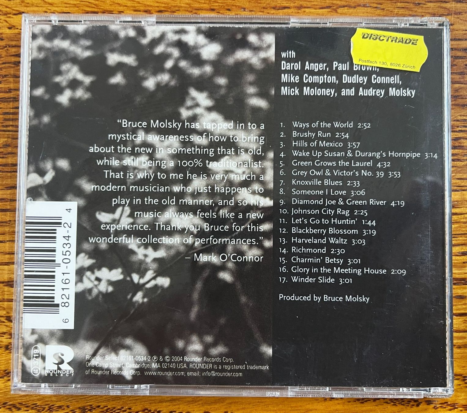 CD: Contented must be Bruce Molsky - CD – Usato da Oftringen venduto da Vucki 1