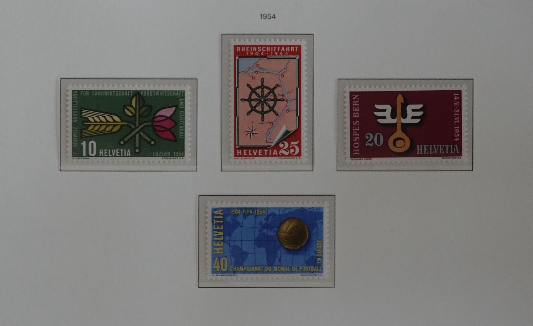 Tutti i francobolli: Werbe- & Gedenkmarken 1954 ungestempelt – Nuovo (secondo la descrizione) da Goldau venduto da Bofi0