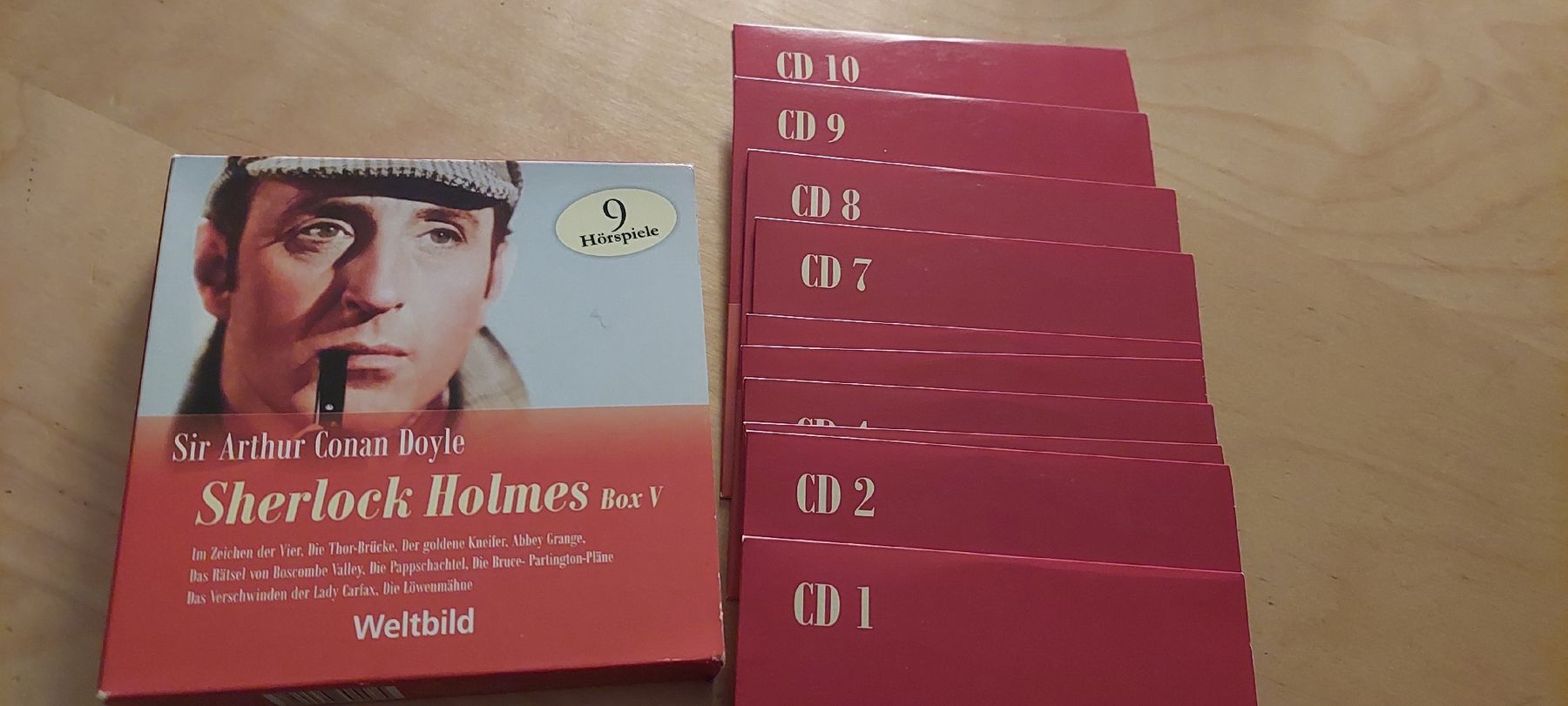 Audiolibri: CD Box Hörspiel Sherlock Holmes – Usato da Zürich venduto da Anibas1