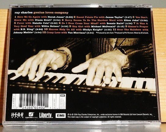 CD: Ray Charles - include "You Don't Know Me", "Crazy Love", – Usato da Unterbäch venduto da buqiq 1