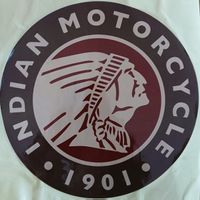 Autocollant Vintage Indian Motorcycle