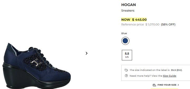Hogan Scarpe da donna: Hogan Sneakers  .36 – Nuovo (secondo la descrizione) da Collonges venduto da arashee 9