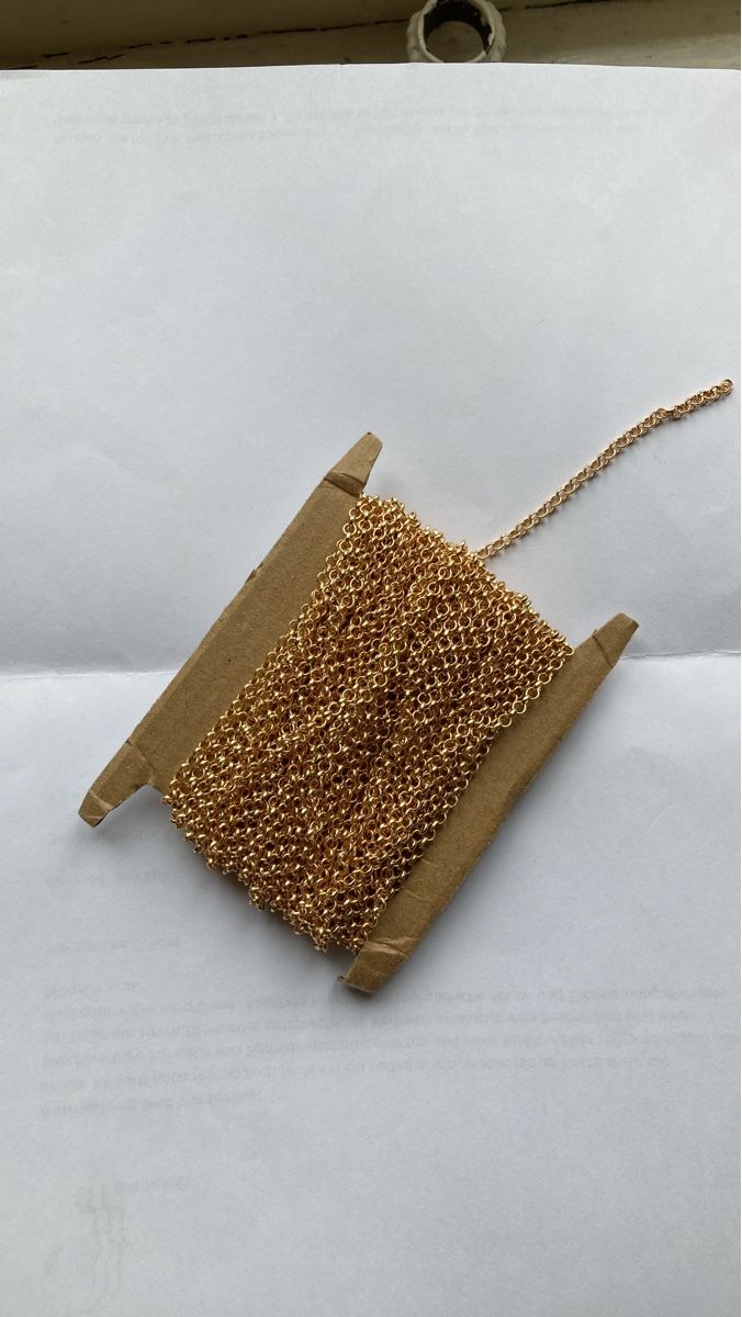 Catenine: 10m+ Goldkette 3mm Basteln – Nuovo (secondo la descrizione) da Luzern venduto da nisssa