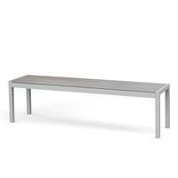 Gartenbank aus Aluminium