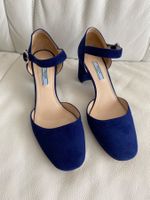 Pumps blau Wildleder Marke PRADA Grösse 39,5 fast wie neu
