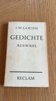 Goethe - Gedichte Auswahl - Reclam - Klassiker! 1958