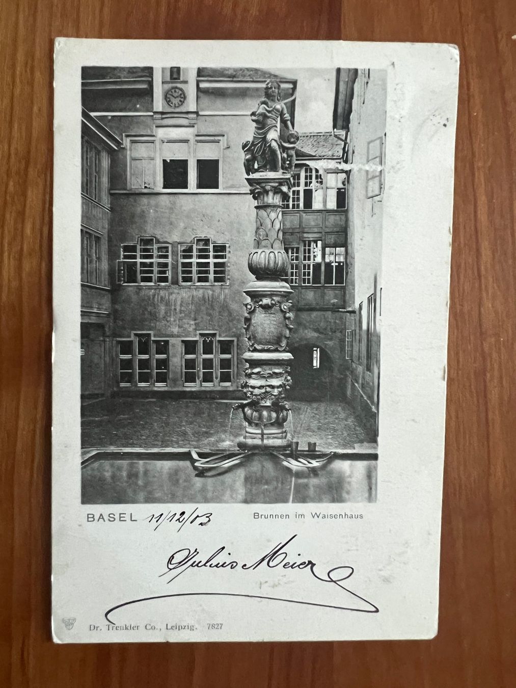 Cartoline postali: AK  1903  Basel  (G2775) – Usato da Hinwil venduto da Sidi4