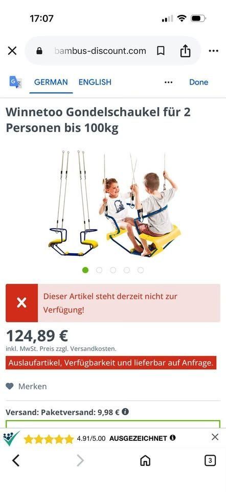Altre altalene da giardino: Schaukel – Usato da Neerach venduto da majomomo 2