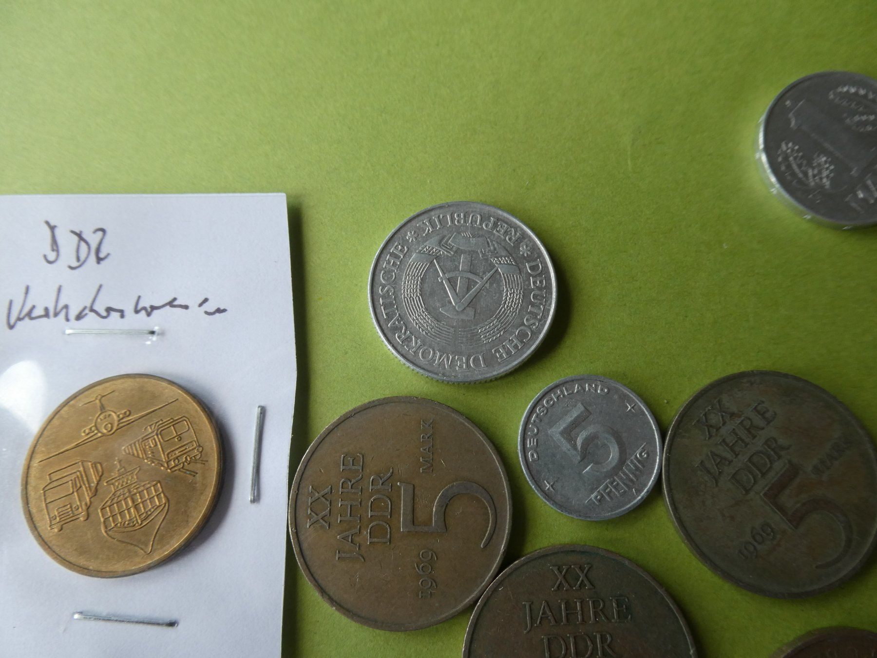 Tutti le monete: DDR, Konvolut alte Münzen – Usato da Hinterforst venduto da Rohusri 2