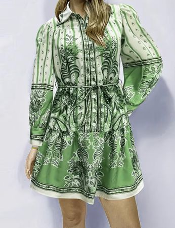 Chic Abito di lino-tgM/L-nuovo-feste👍vacanze