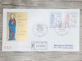 CL05 Enveloppe + Timbre Poste Vaticane 1979