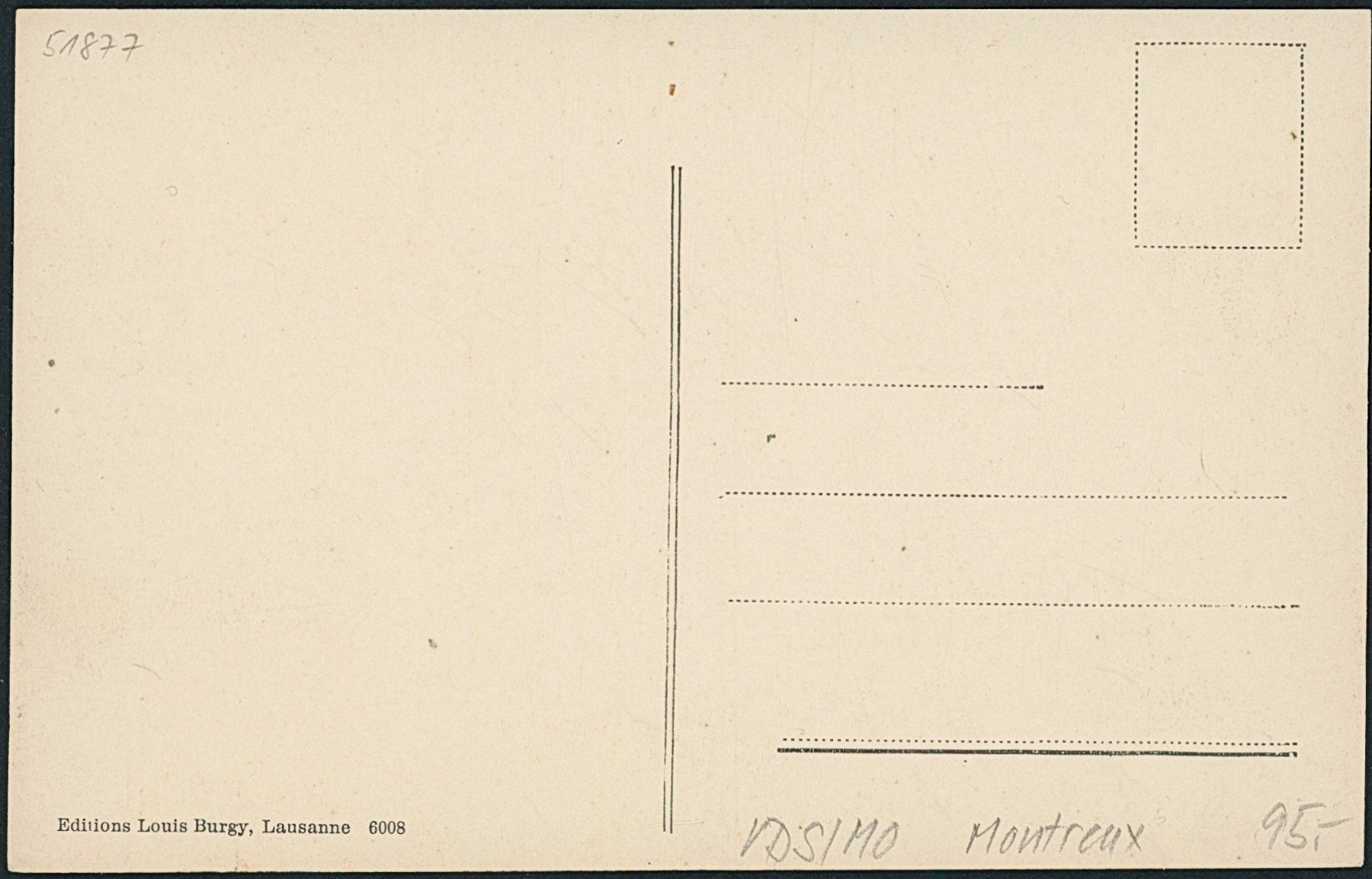 Cartoline postali: VDS Montreux – Nuovo (secondo la descrizione) da Schindellegi venduto da leecollect 1