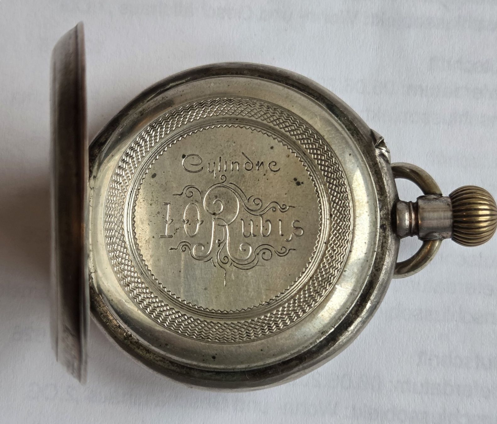 Orologi: Siber Taschenuhr aus Nachlass – Usato da Kriens venduto da 1mars10 2