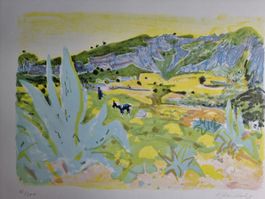KARL LANDOLT LITHOGRAPHIE SIGNIERT NUMMERIERT