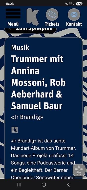 Biglietti: Tickets Trummer Kleintheater – Usato da Sarnen venduto da elawid
