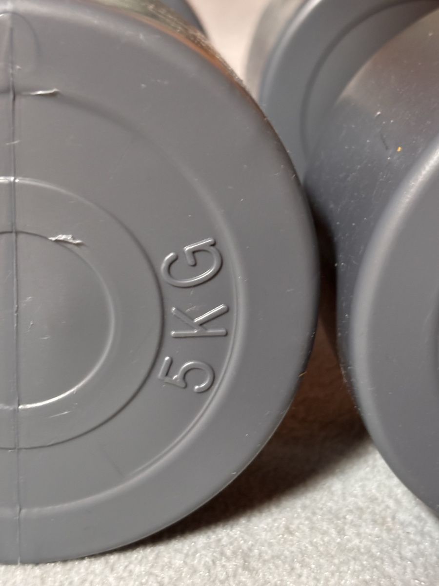 Manubri & Pesi: Hanteln Set 2x 5KG in Grau – Nuovo (secondo la descrizione) da Nürensdorf venduto da Suri75 1