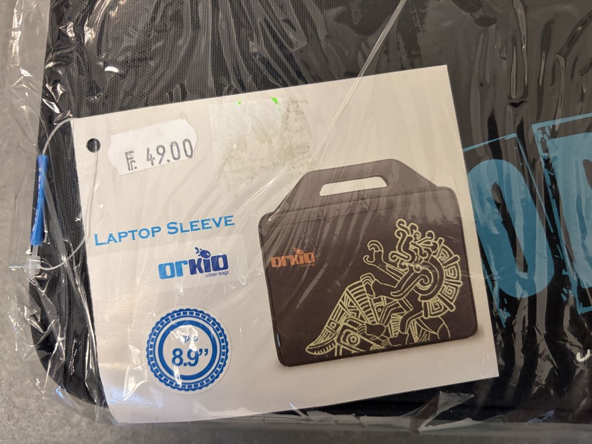 Borse: Laptoptasche Orgio 8.9 Zoll neu ungebraucht – Nuovo e nell'imballaggio originale da Aeschi SO venduto da Bluemail 1
