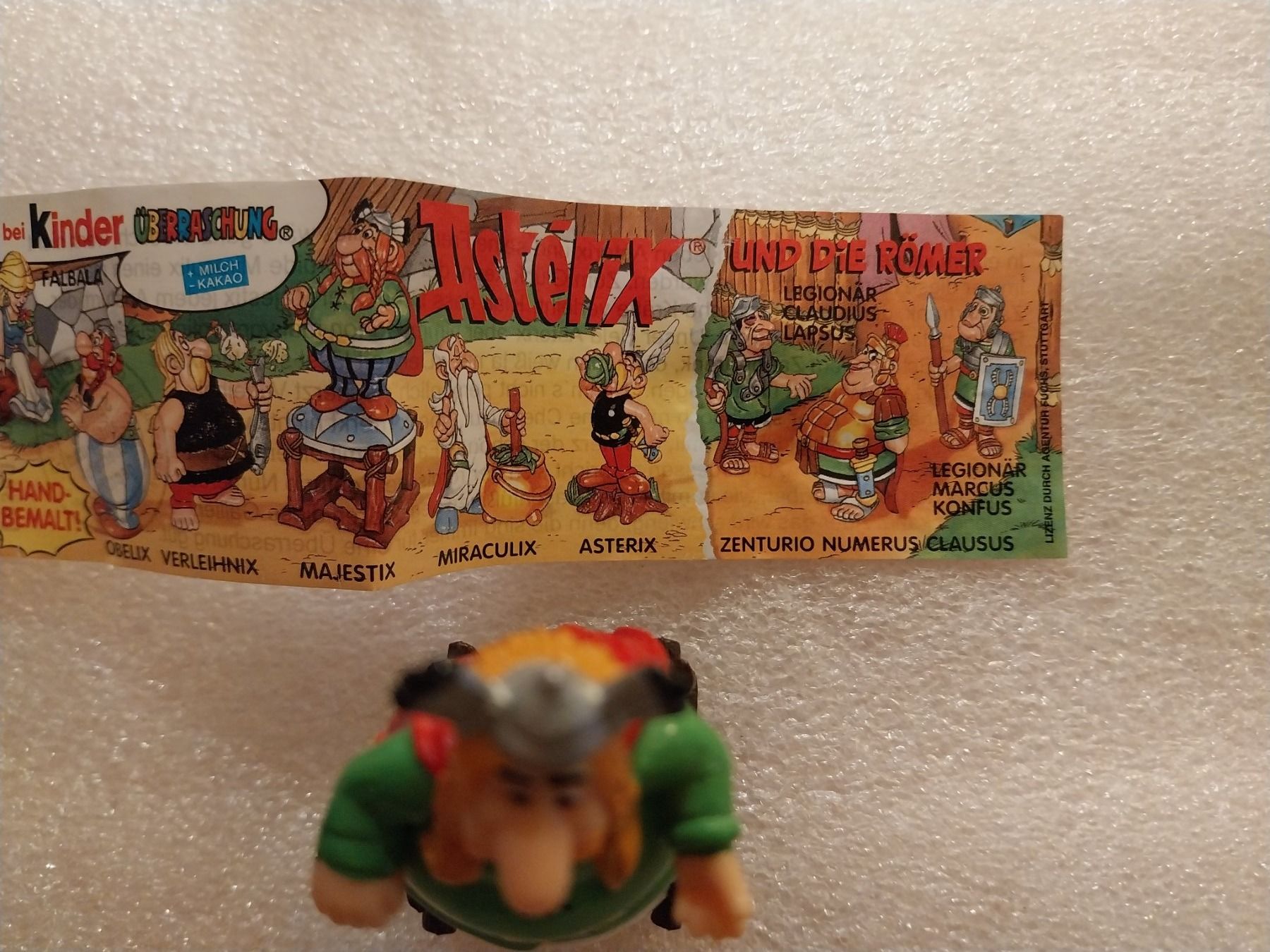 Statuette: Ü Ei Asterix und die Römer - Majestix + Zettel – Usato da Schwaderloch venduto da bademeister79 1