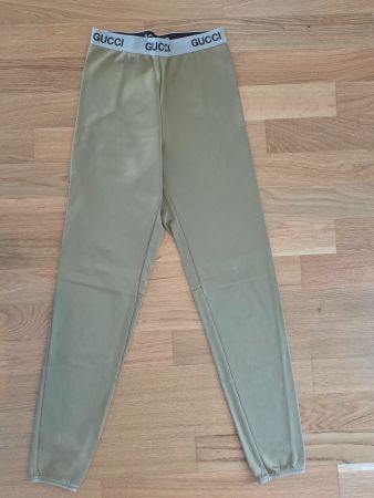 Original Gucci Damen Jegginghose / Leggins– Gold