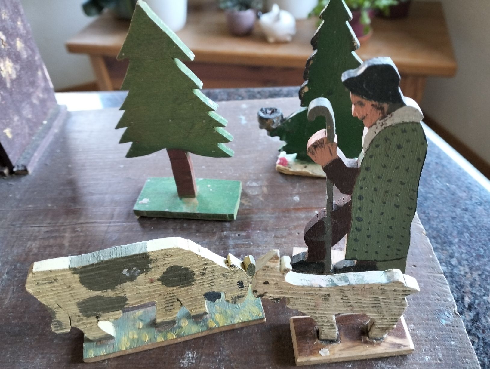 Alle Dekorationen: Weihnachtskrippe Holz mit Figuren Set gebrauchter Zustand – Gebraucht aus Termen von Zofingia01 3