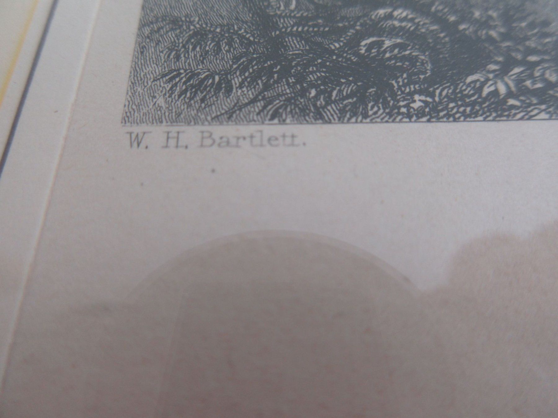 Incisioni: Stahlstich Aarefall bei Handegg W. Bartlett, 1836 – Usato da Binningen venduto da tempipassati 3