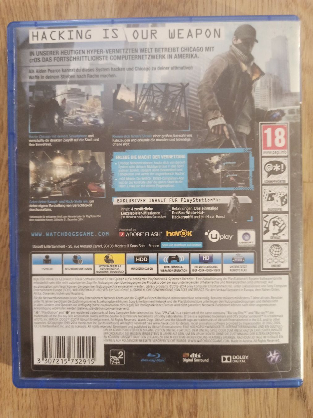 Spiele: Watch Dogs PS4 / PS5 – Gebraucht aus Oberweningen von mar_87mx 1