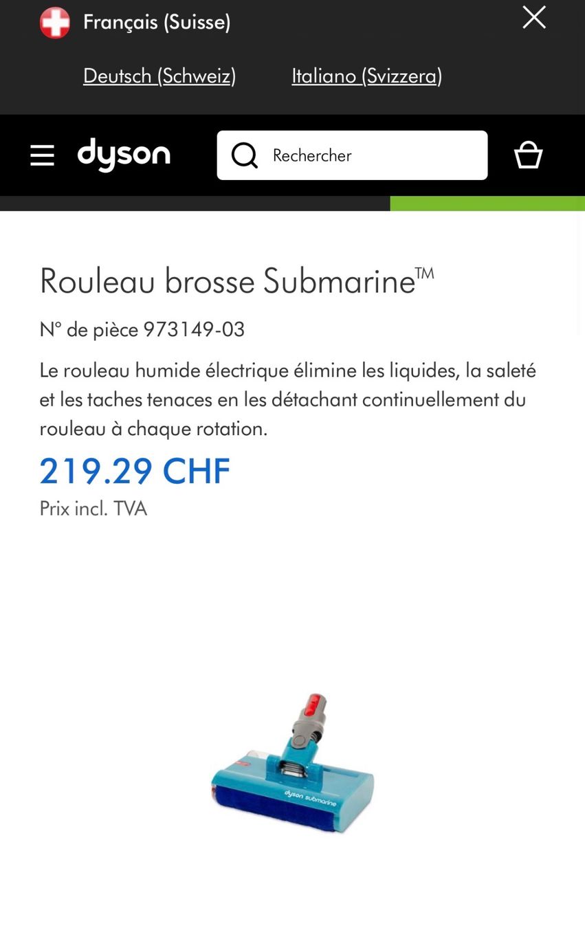 Dyson Altro per la casa: Dyson brosse Submarine utilisée 1 fois – Nuovo (secondo la descrizione) da Genève venduto da fra_v2zs 3