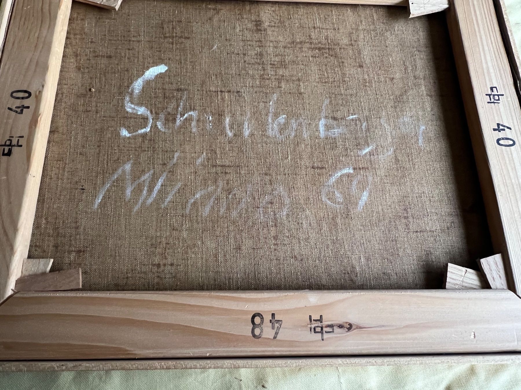 Gemälde: Gemälde mit Signatur, Nr 43 – Gebraucht aus Glattfelden von maa_qcj8 7