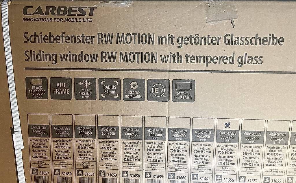 Fenster: Schiebefenster Carbest RW Motion mit getönter Galsscheibe  – Gebraucht aus Münchenbuchsee von Miuchmaa 1