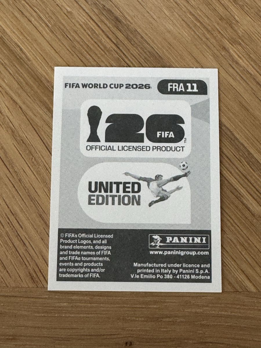 Panini Carte collezionabili: Panini 2026 FRA 11 – Nuovo (secondo la descrizione) da Grand-Lancy venduto da cyr_n5ky 1