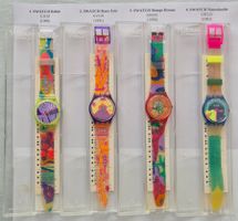 4 NEUE Swatch Sammleruhren 90er - Rarität im Set!