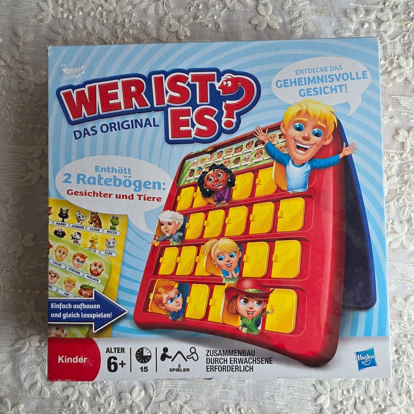 Hasbro Giochi: Wer ist Es? - Das Original - Gesellschaftsspiel Hasbro – Usato da Rheinsulz venduto da Dred