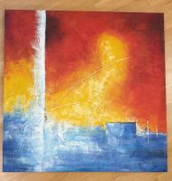 Gemälde "Aufbruch" 80/80cm / Malerei / Abstrakt