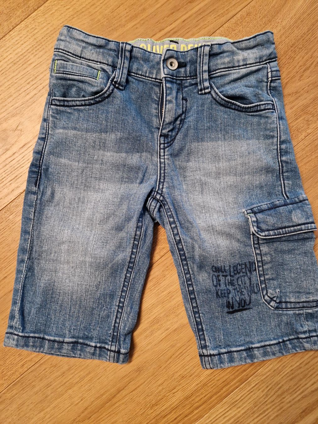 S.Oliver Pantaloni: Jeans Short Gr. 116 s.Oliver elastisch – Usato da Davos-Dorf venduto da Bpelikan