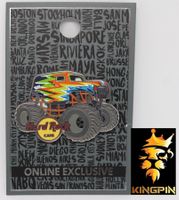 HARD ROCK CAFE PIN Monster Truck Series Neon Flames