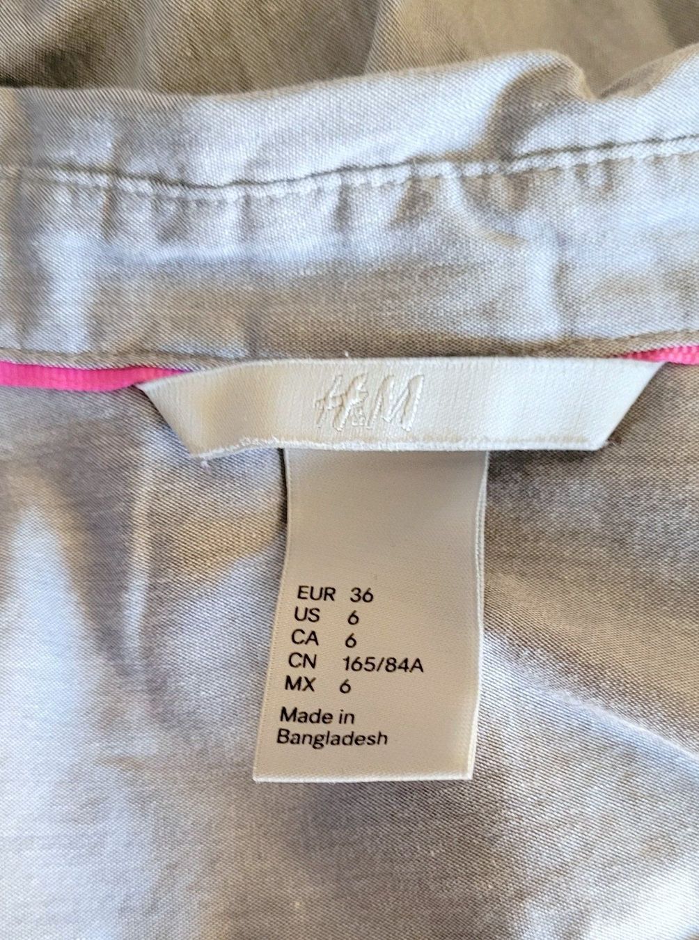 H&M Blusen: Business Bluse H&M Gr. 36 silbergrau – Gebraucht aus Füllinsdorf von Sunnebliemli7 2