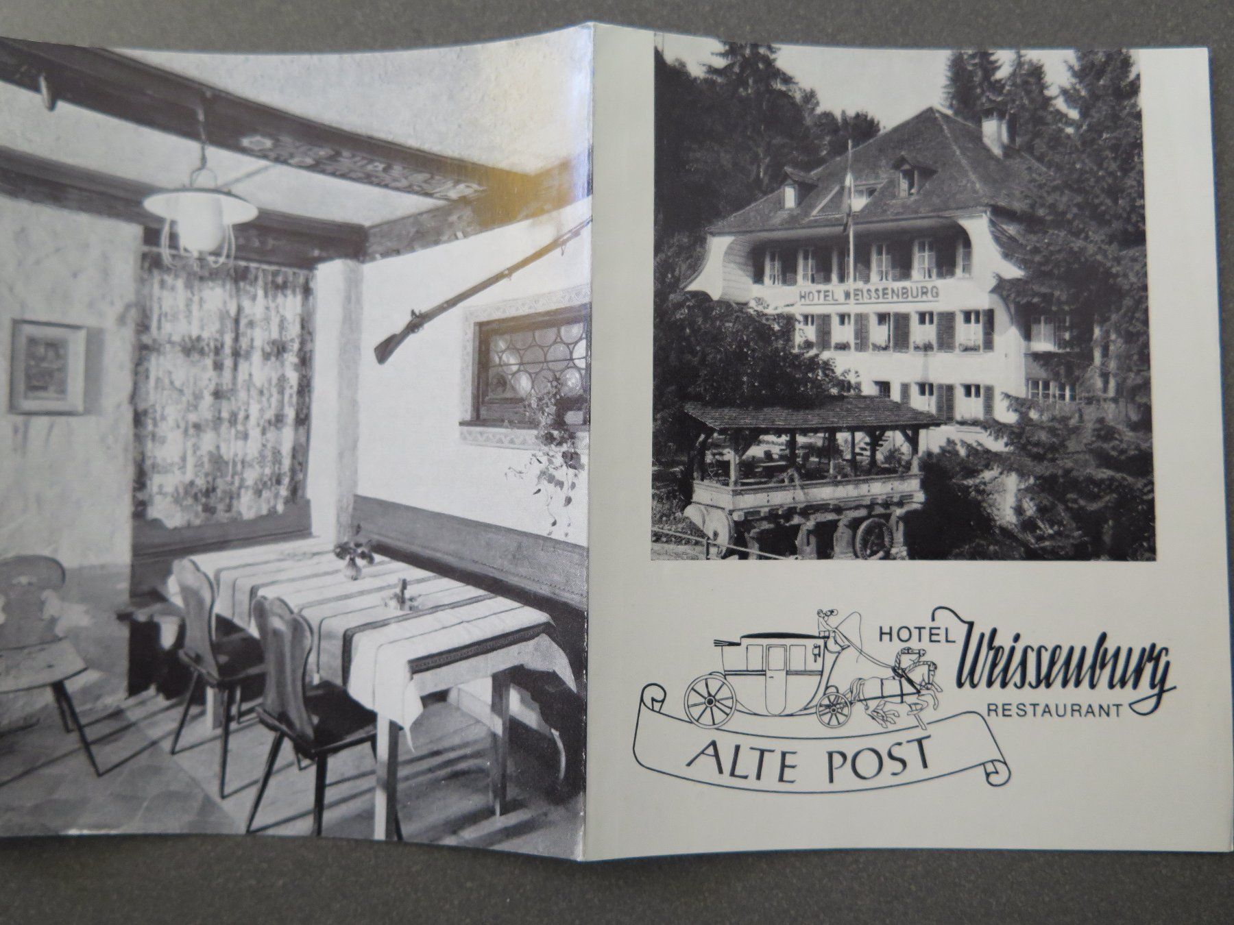 Dokumente: WEISSENBURG - HOTEL ALTE POST - KLEINPROSPEKT – Gebraucht aus Wittenbach von lipasal 2