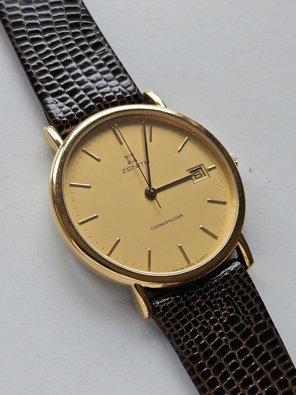 Zenith Orologi: 160 Zenith Cosmopolitan Date Quartz – Usato da Berikon venduto da mmm21 1