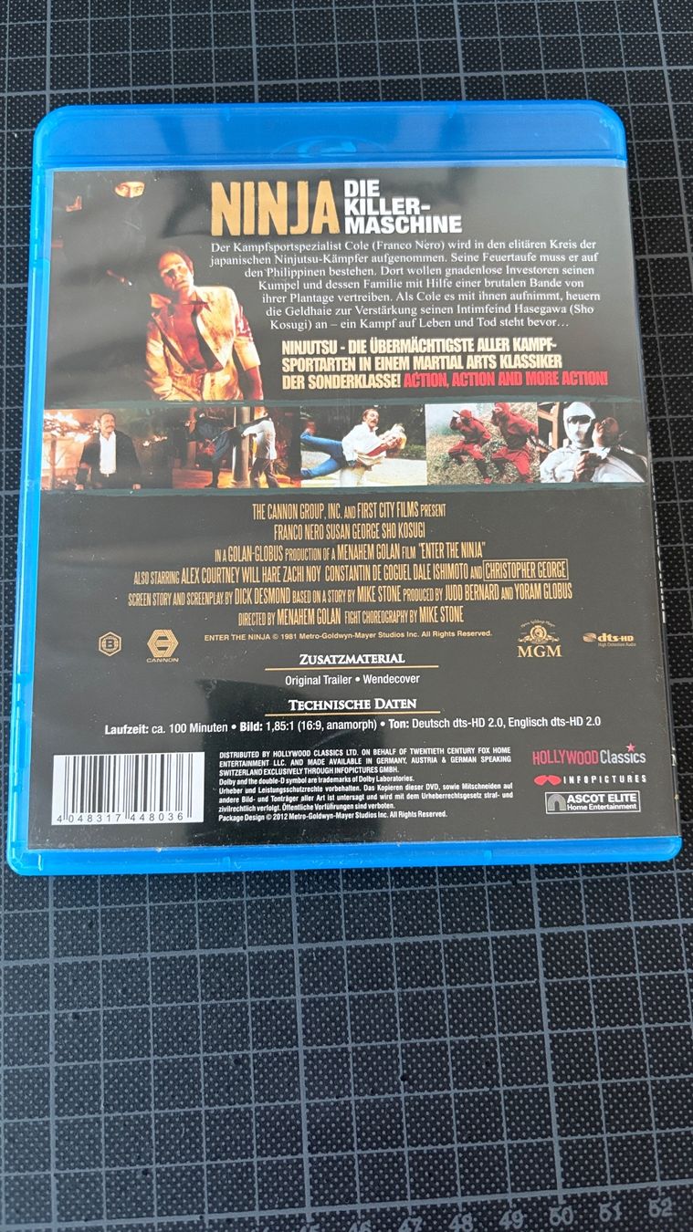 Tutti i DVDs: Ninja - Die Killermaschine – Usato da Zürich venduto da Woodstock1 1