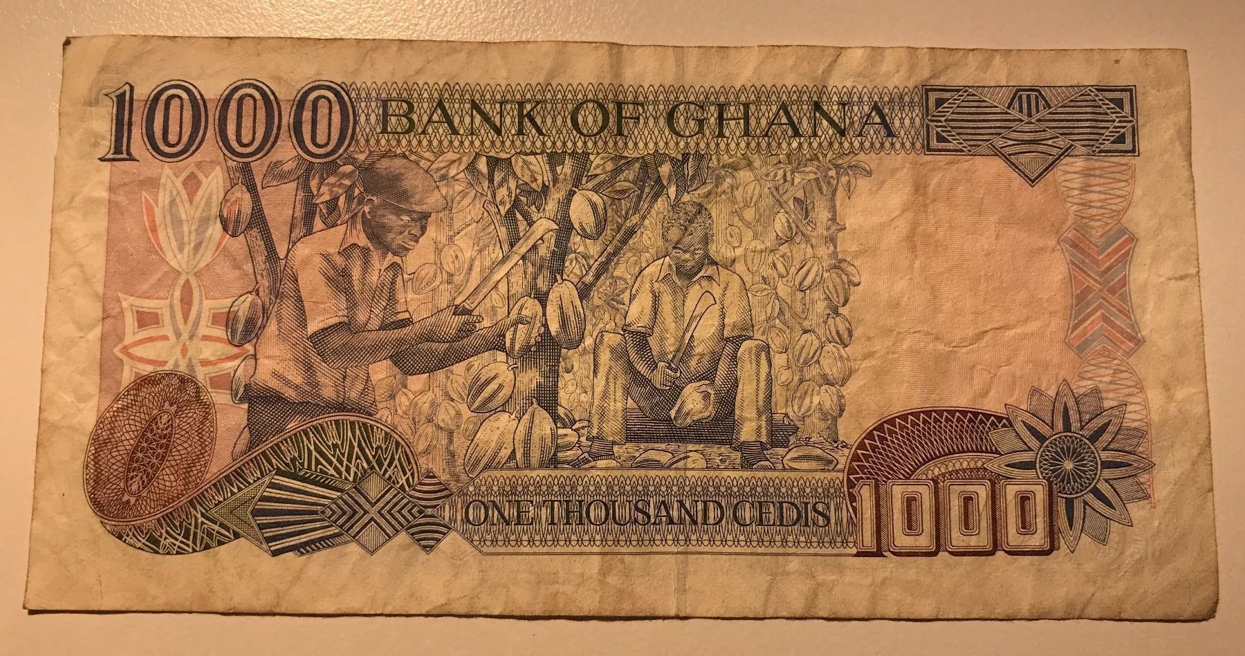 Banconote: Ghana 1000 Cedis 2003 – Usato da Algetshausen venduto da Carrhard 1