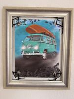 Original Kunstdruck VW Bulli T1 - Handsigniert vom Künstler