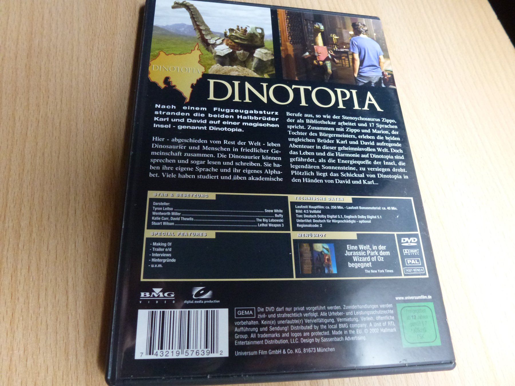 Tutti i DVDs: Dinotopia – Usato da Hombrechtikon venduto da Maloev17 1