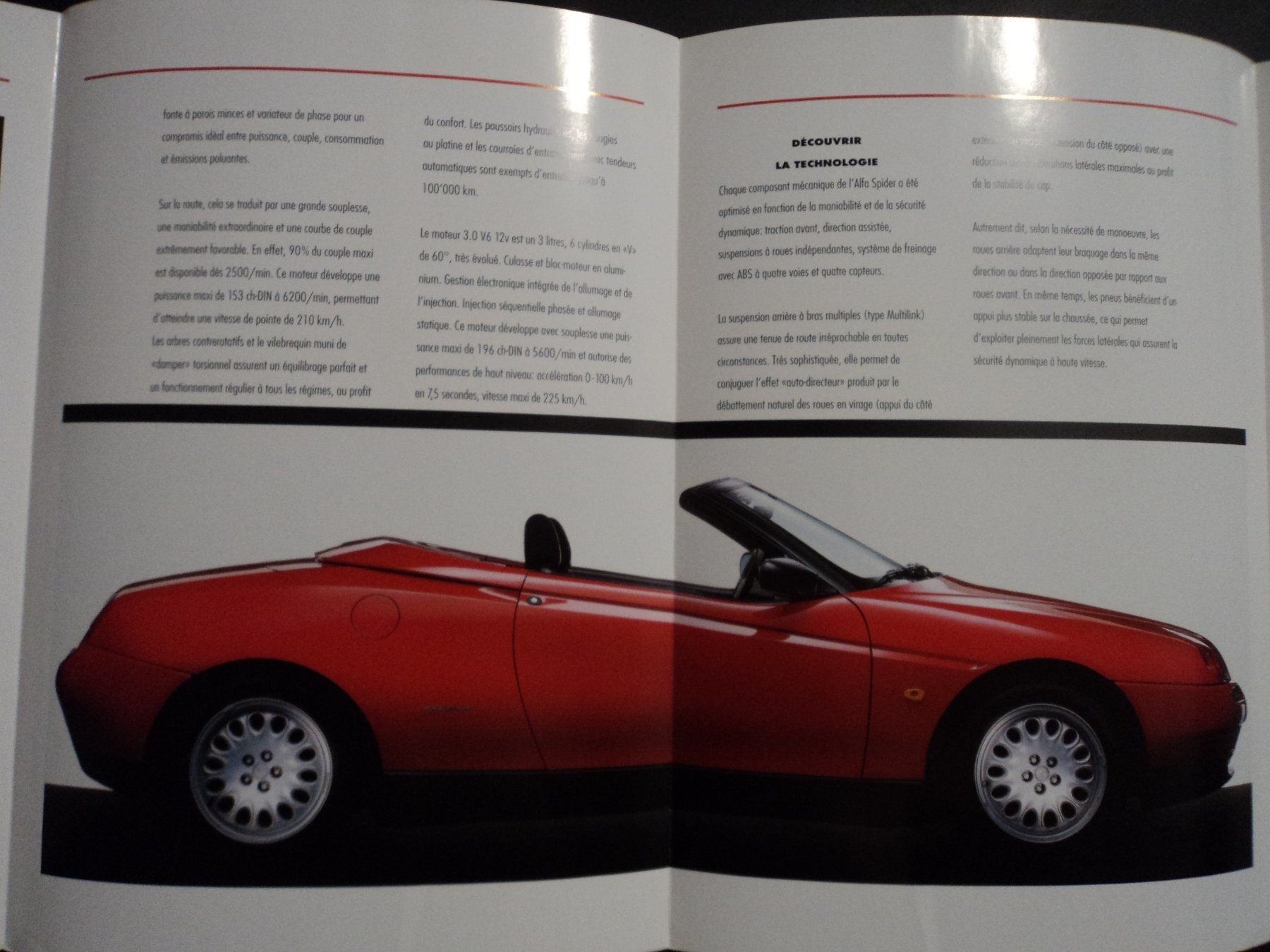 Alfa Romeo Documents: Prospekt Alfa Romeo Spider 916 1997 – D'occasion à Schwarzenburg par modelCARama 1
